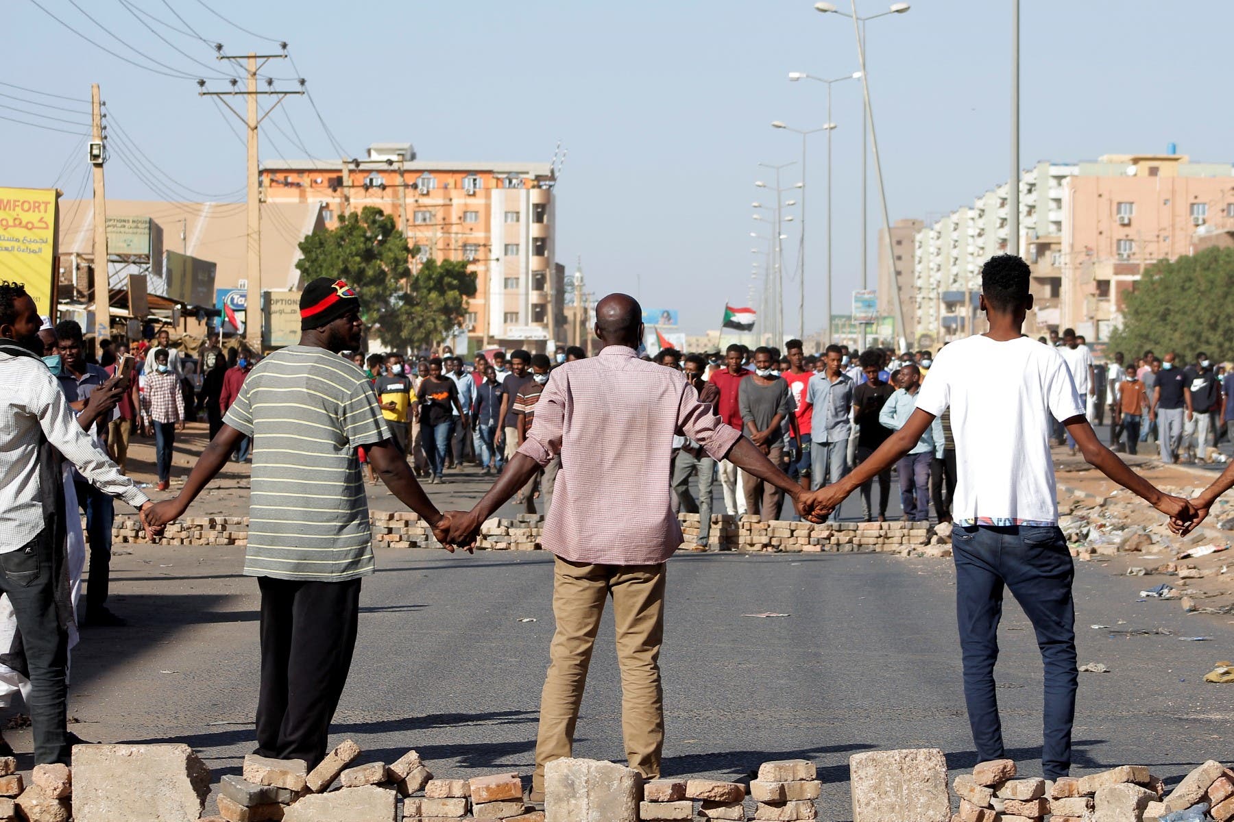 تظاهرة في 21 نوفمبر في الخرطوم طالبت بعودة المدنيين للحكومة في السودان