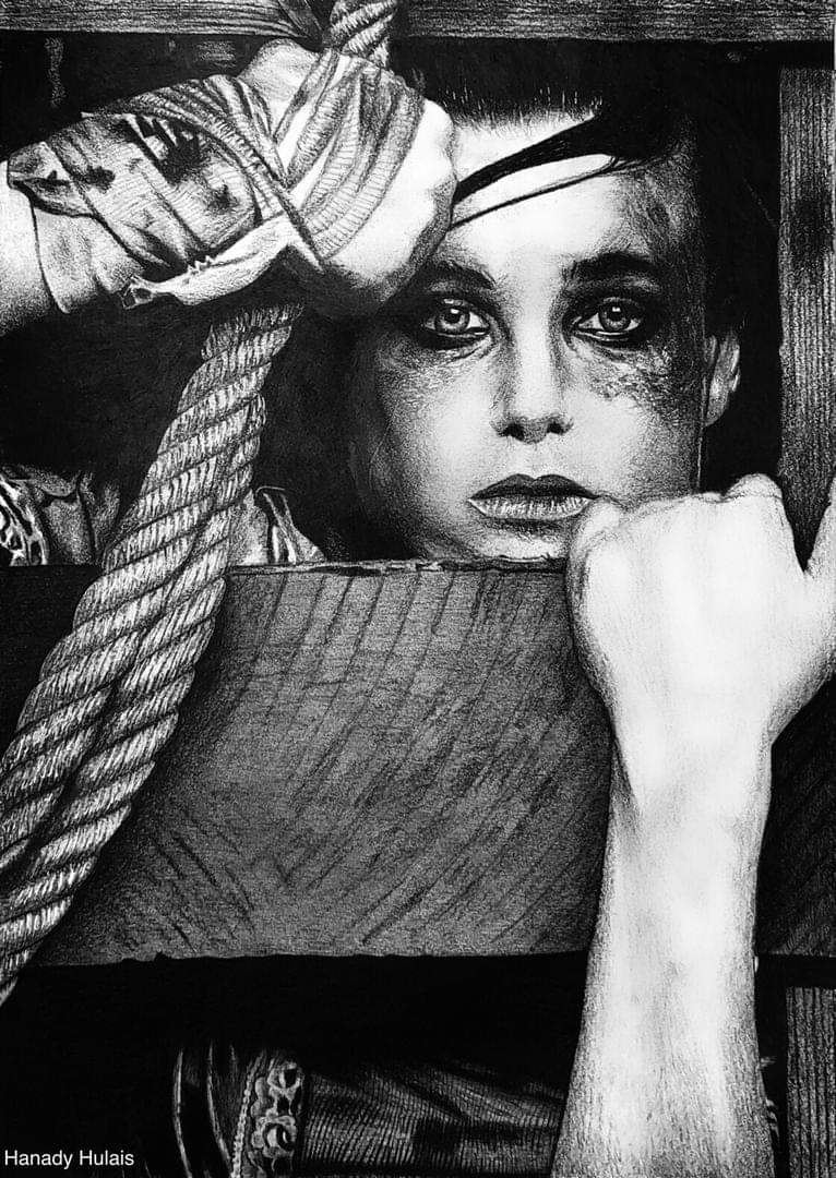إحدى الرسومات المشاركة في حملة مش شرف