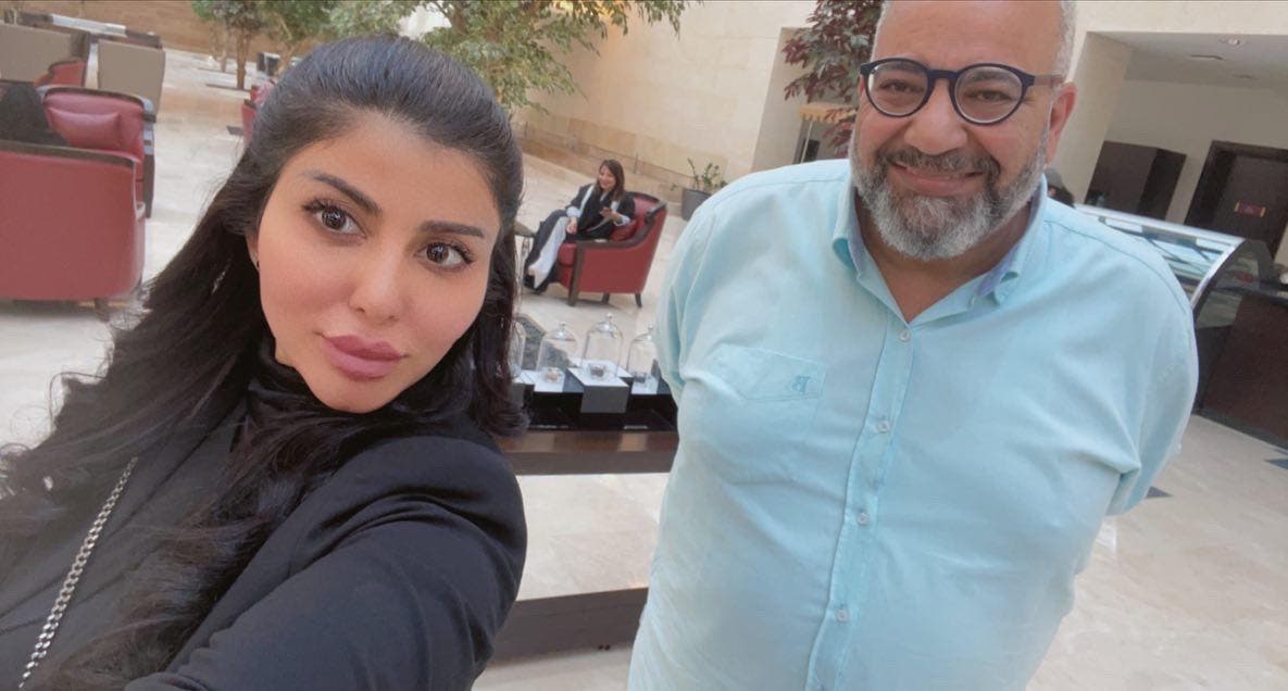 مع الفنان المصري بيومي فؤاد