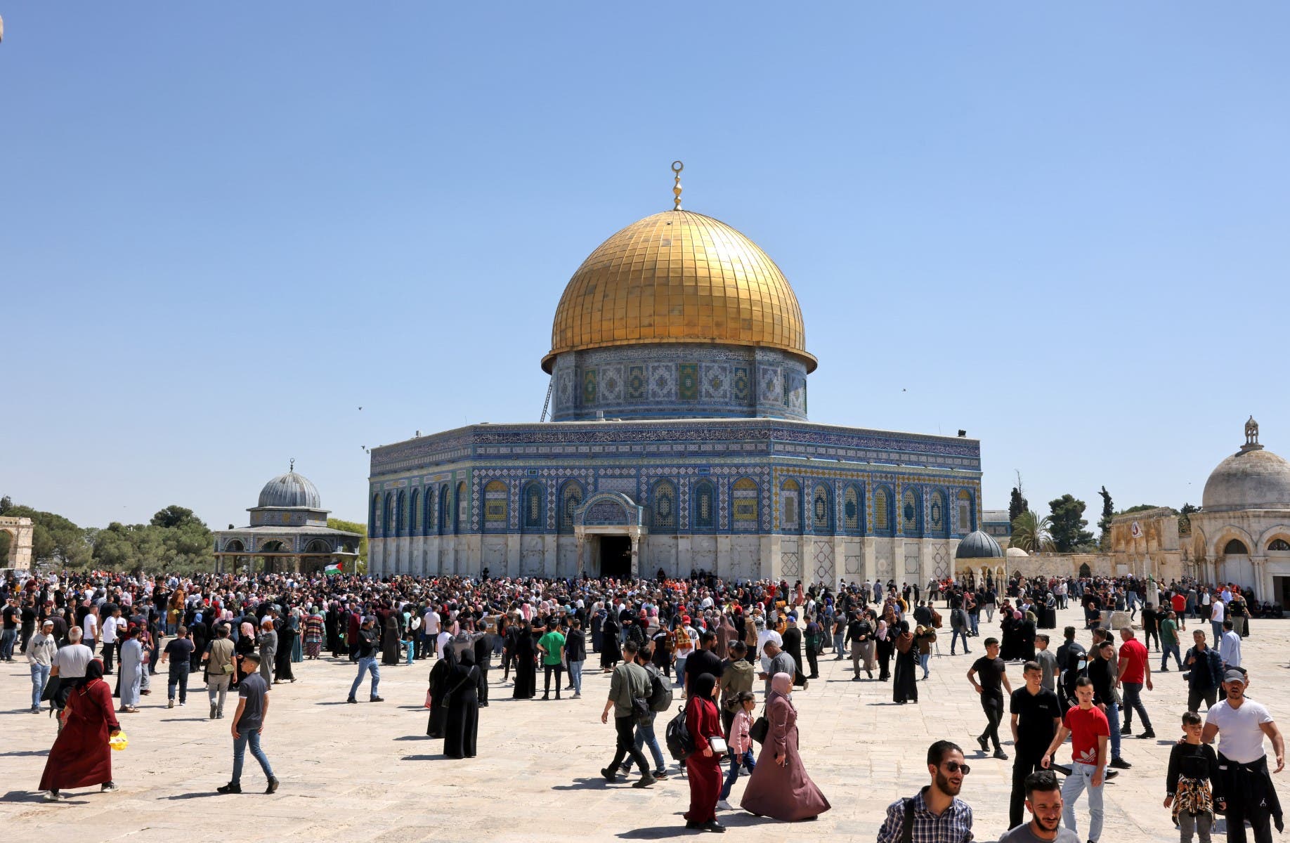 من المسجد الأقصى (فرانس برس)