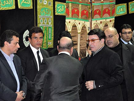 الفنان سمير صبري في مناسبة تعزية أحد الاصدقاء